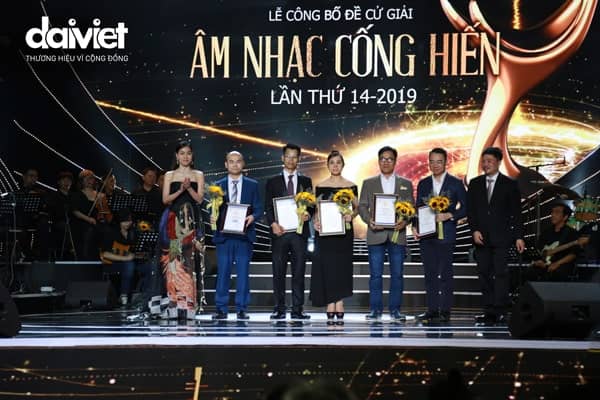 Đại Việt - Makano là nhà tài trợ kim cương cho giải thưởng  Âm nhạc Cống hiến lần 14-2019