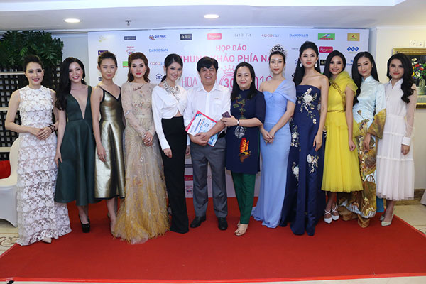 Ban lãnh đạo công ty Đại Việt tham dự họp báo Hoa hậu Việt Nam 2018
