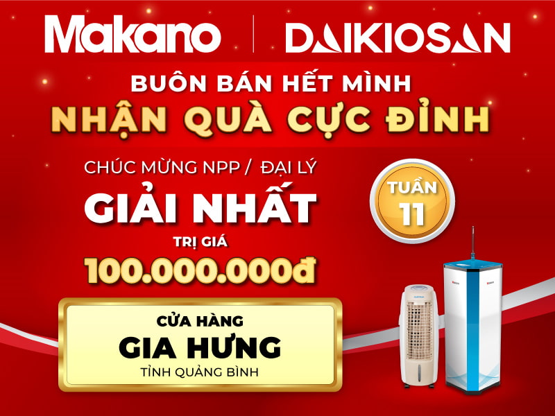 đại lý trúng thưởng tăng tốc mùa hè đợt tuần 11 - giải nhất