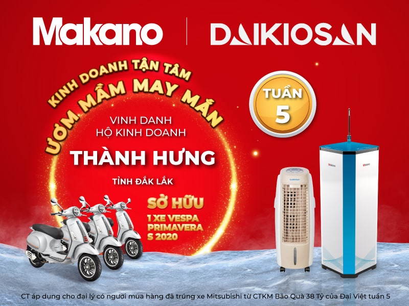 đại lý trúng vespa - bão quà 38 tỷ