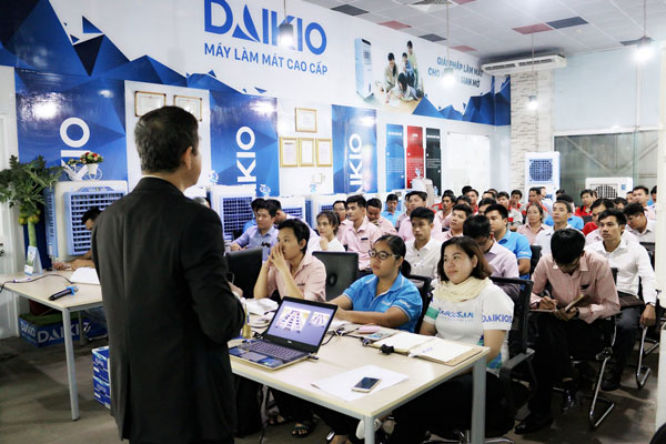 Khóa học đào tạo quản lý cấp trung được tổ chức tại Cổ phần Cơ điện lạnh Đại Việt