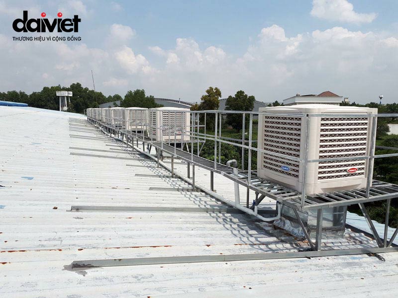 Trúng thầu cung cấp và thi công hệ thống máy làm mát công nghiệp hiệu suất cao cho công ty Đồng Quang