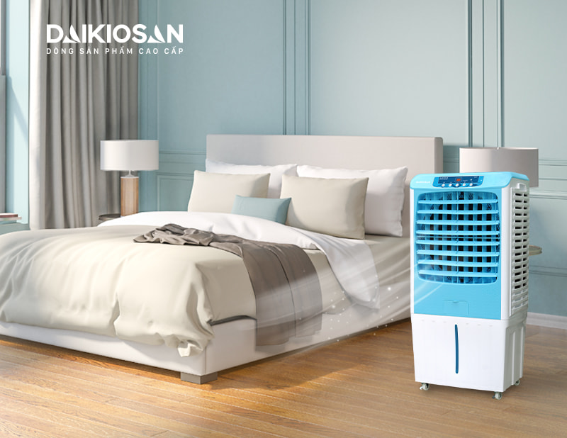 máy làm mát daikiosan sử dụng cho không gian phòng ngủ