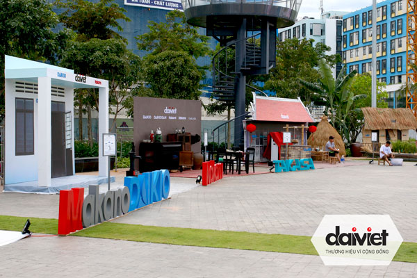 Hình ảnh các booth trưng bày về lịch sử ngành nước và những dấu son của Đại Việt