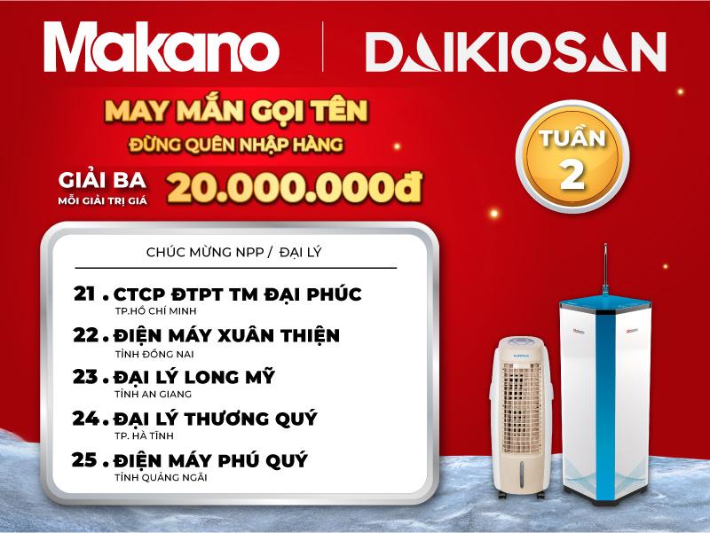 đại lý trúng giải nhất chương trình tăng tốc mùa hè - đợt 2