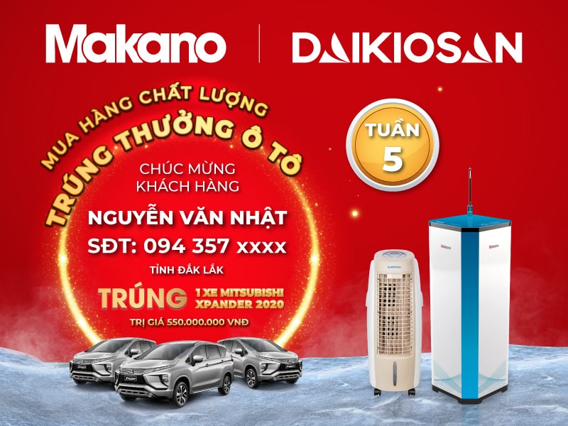 khách hàng trúng ô tô đợt 5 - bão quà 38 tỷ