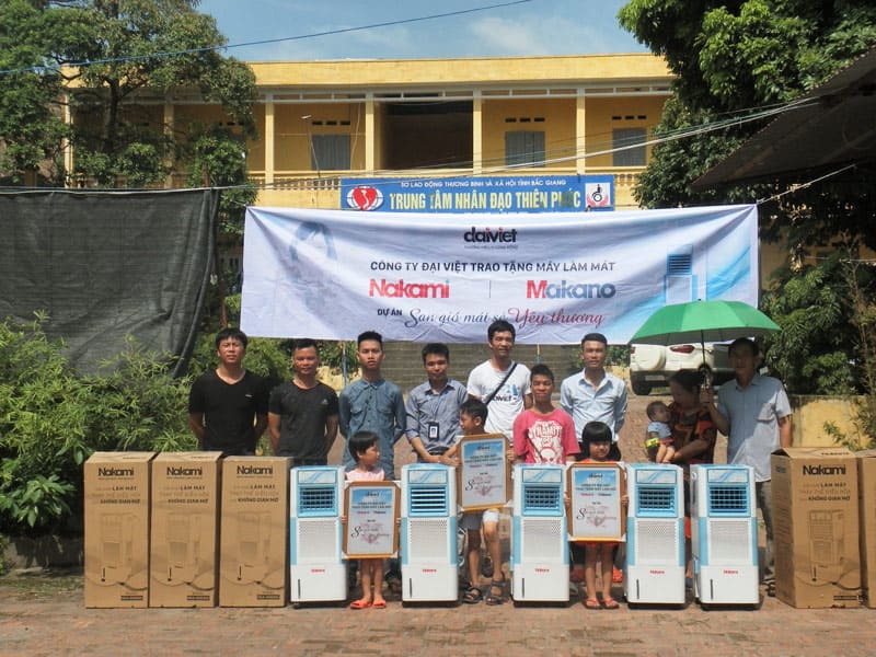 nakami san gió mát sẻ yêu thương tại trung tâm nhân đạo thiên phúc
