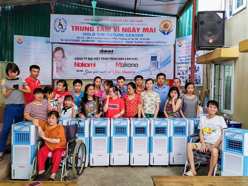 Trung tâm Vì ngày mai là nơi chăm sóc sức khỏe, dạy nghề và tổ chức sản xuất cho thanh thiếu niên khuyết tật