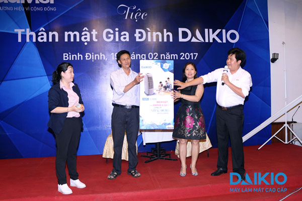 Tiệc thân mật Máy làm mát cao cấp Daikio tại Quy Nhơn Tiệc thân mật Máy làm mát cao cấp Daikio tại Quy Nhơn
