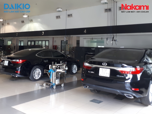 Hệ thông thông gió được lắp đặt bên trong Công ty Toyotsu Samco