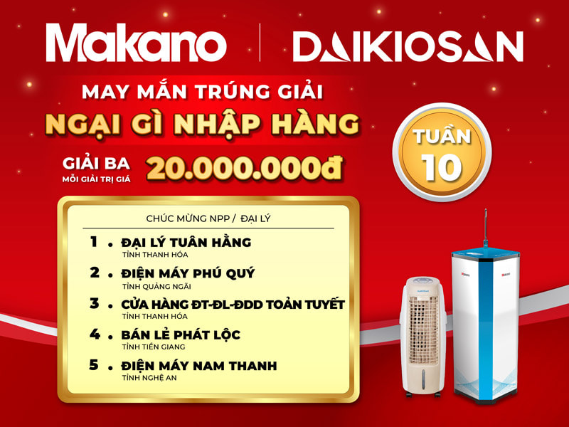 tăng tốc mùa hè đại lý trúng giải 3 tuần 10