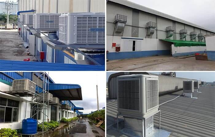 Một vài hình ảnh hệ thống quạt điều hòa công nghiệp Daikiosan/Makano